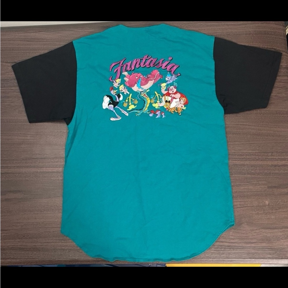 Vintage embroidered Disney Fantasia full Button up Shirt - See measurements - Picture 9 of 11